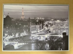 Bild "Paris" 100x140cm - 30€