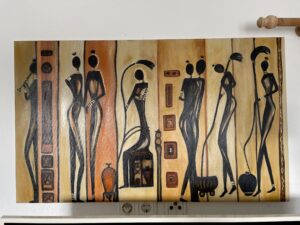 Bild "Afrika" 100x60x2cm - 30€